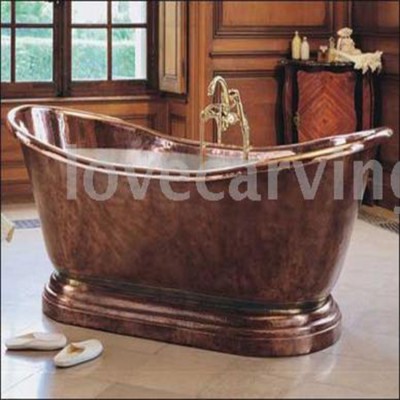 High quality modern art indoor hand carving natural stone marble bathtub