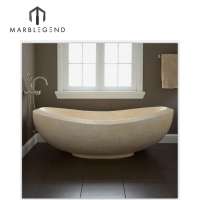 high quality freestanding whirlpool natural marble stone bathtub for sale